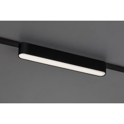 Rabalux - LED Dimmable φωτιστικό οροφής για μονοφασική ράγα LED/12W/24V 2700-5500K Wi-Fi Tuya 22 cm μαύρο