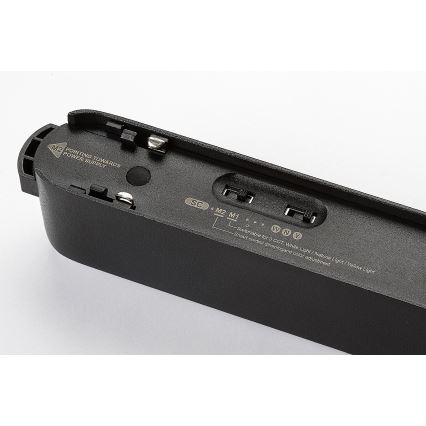 Rabalux - LED Dimmable φωτιστικό οροφής για μονοφασική ράγα LED/16W/24V 2700-5500K Wi-Fi Tuya 33 cm μαύρο