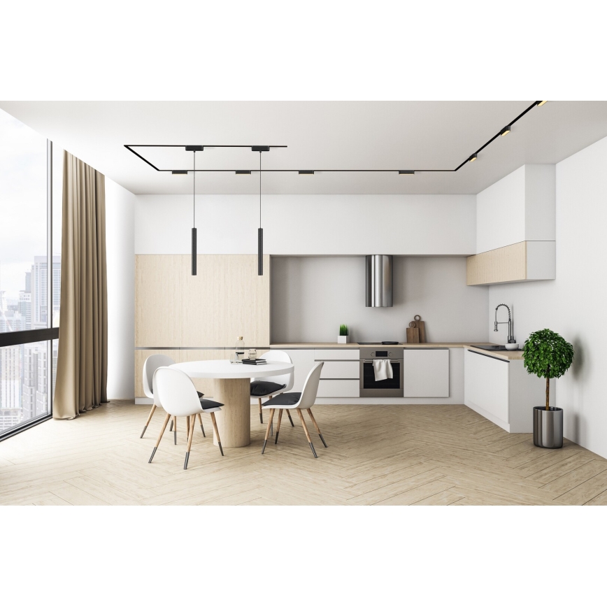 Rabalux - LED Dimmable φωτιστικό οροφής για μονοφασική ράγα LED/13W/24V 2700-5500K Wi-Fi Tuya 33 cm μαύρο