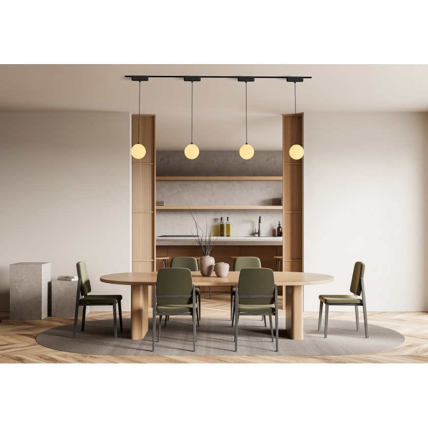 Rabalux - Led Dimmable κρεμαστό φωτιστικό οροφής για 1-φασική ράγα LED/5W/24V 2700-5500K Wi-Fi Tuya μαύρο