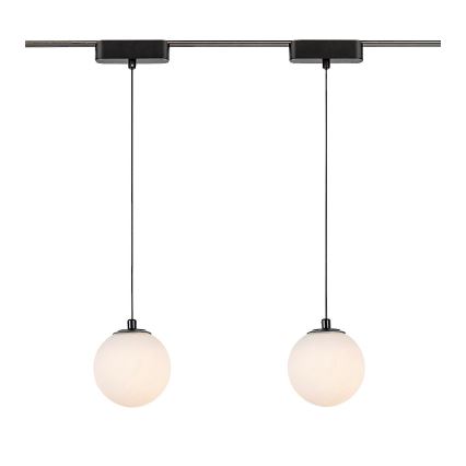 Rabalux - Led Dimmable κρεμαστό φωτιστικό οροφής για 1-φασική ράγα LED/5W/24V 2700-5500K Wi-Fi Tuya μαύρο