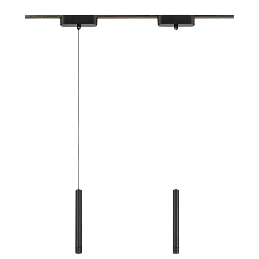 Rabalux - Led Dimmable κρεμαστό φωτιστικό οροφής για 1-φασική ράγα LED/5W/24V 2700-5500K Wi-Fi Tuya μαύρο