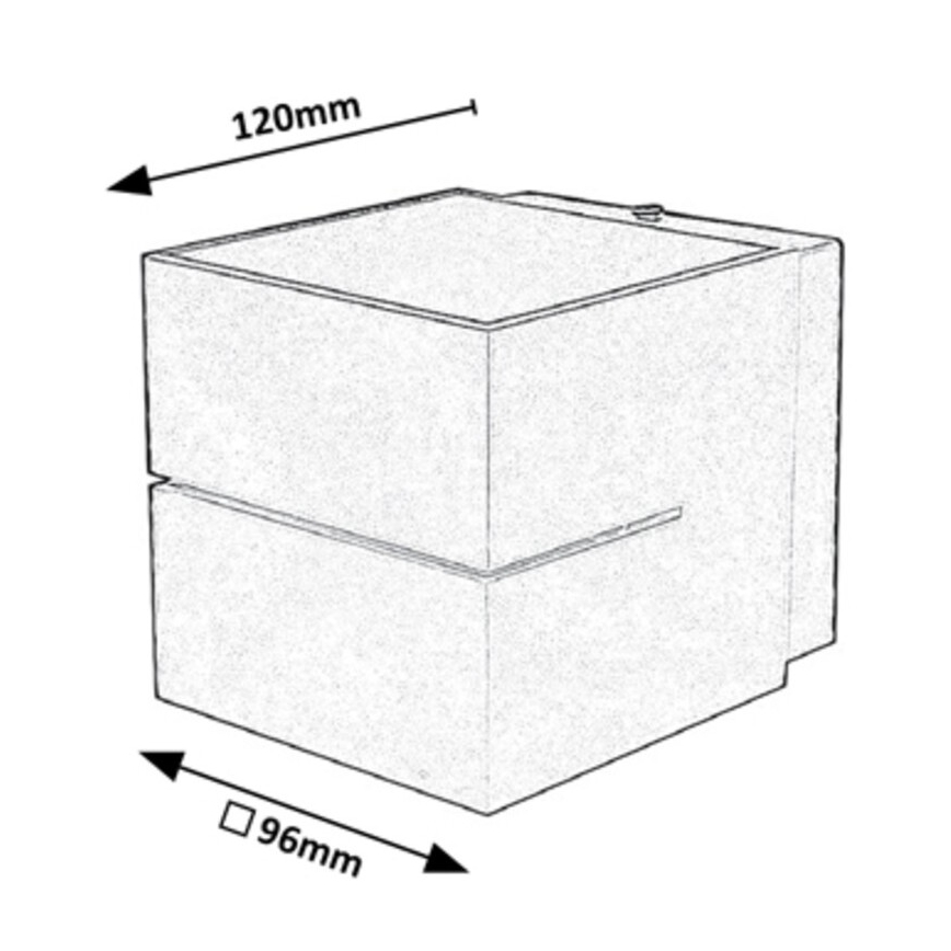 Rabalux- Φωτιστικό τοίχου 1xG9/10W/230V λευκό