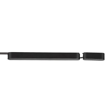 Rabalux - Τροφοδοτικό ράγας για φωτιστικά 80W/230V 10,2 + 33 cm μαύρο