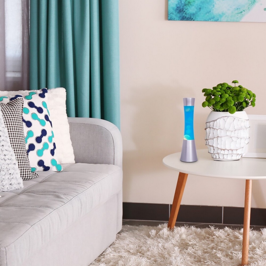 Rabalux  - Φωτιστικό λάβας MINKA 1xGY6,35/20W/230V μπλε