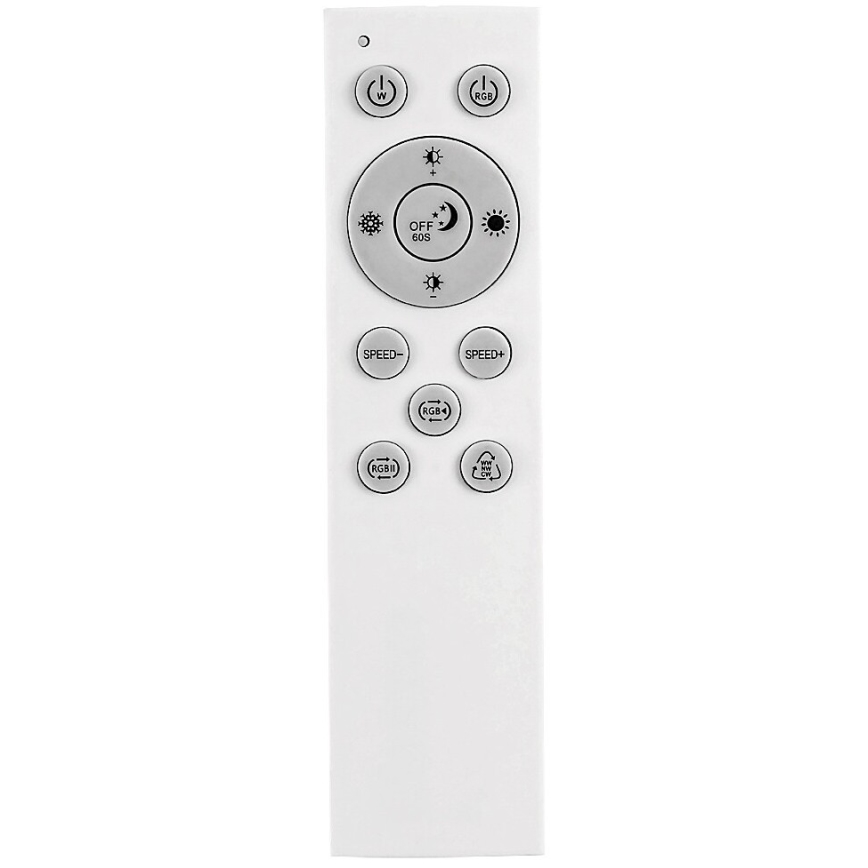 Rabalux - LED RGB dimmable φωτιστικό οροφής LED/18W/230V 3000-6500K 30x30 cm + τηλεχειριστήριο