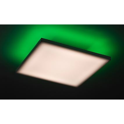 Rabalux - LED RGB Ρυθμιζόμενο φωτιστικό οροφής LED/18W/230V 3000-6500K 30x30 εκ. + τηλεχειριστήριο