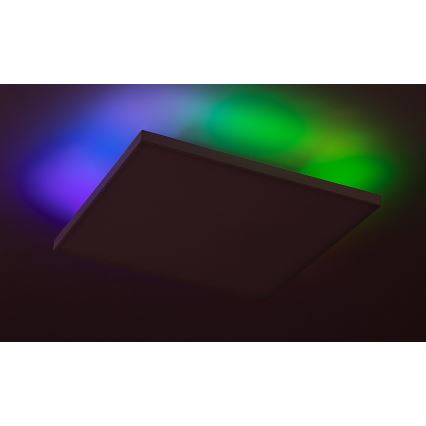 Rabalux - LED RGB Ρυθμιζόμενο φωτιστικό οροφής LED/18W/230V 3000-6500K 30x30 εκ. + τηλεχειριστήριο