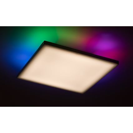 Rabalux - LED RGB Ρυθμιζόμενο φωτιστικό οροφής LED/18W/230V 3000-6500K 30x30 εκ. + τηλεχειριστήριο