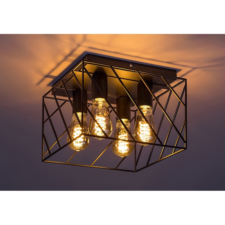 Rabalux - Φωτιστικό οροφής 4xE27/25W/230V