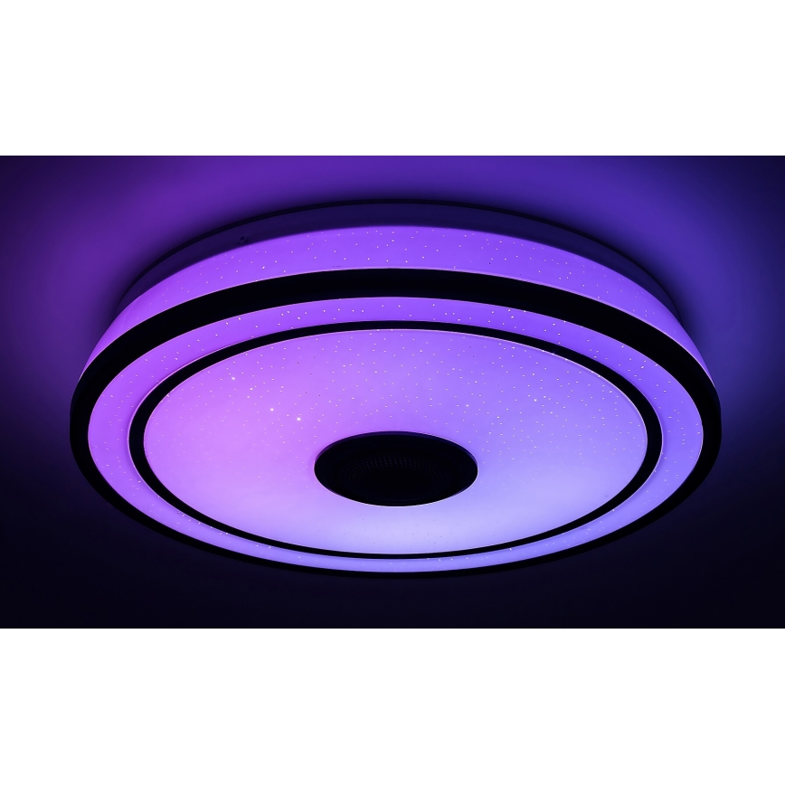 Rabalux - LED RGB dimmable φωτιστικό οροφής με ηχείο LED/24W/230V 3000-6500K + τηλεχειριστήριο