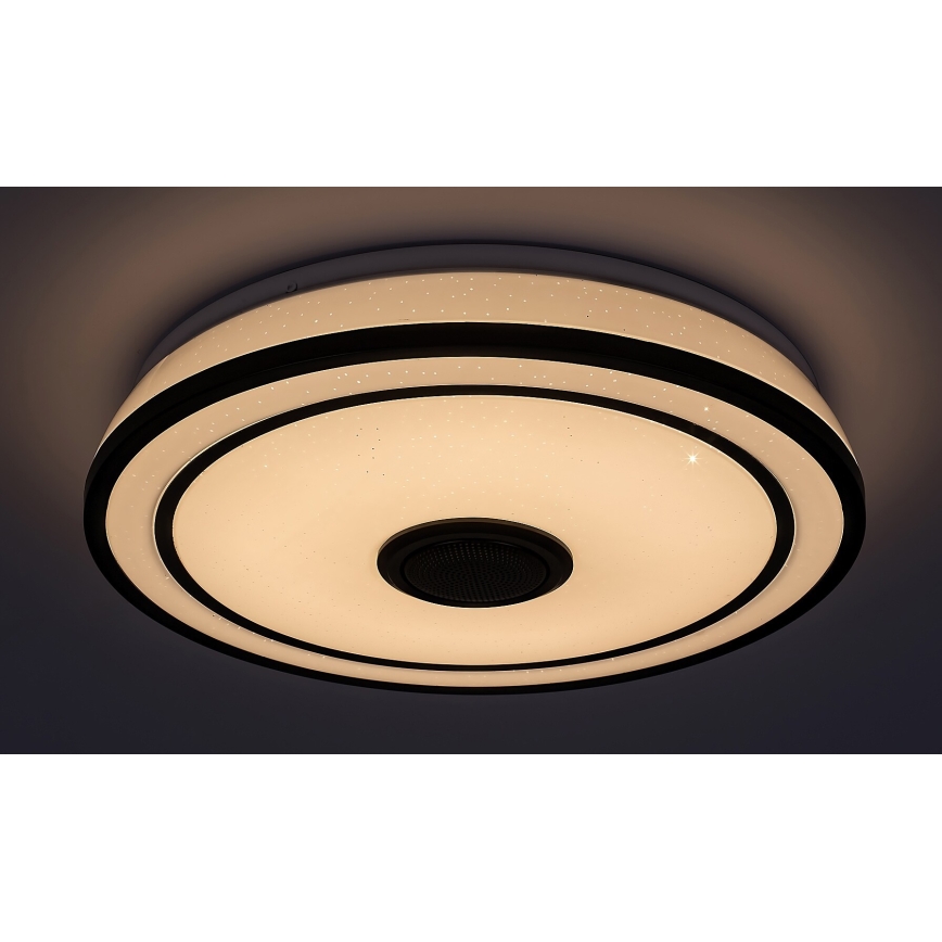Rabalux - LED RGB Ρυθμιζόμενο φωτιστικό οροφής με ηχείο LED/24W/230V 3000-6500K + τηλεχειριστήριο