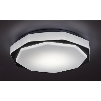Rabalux - Ρυθμιζόμενο φωτιστικό οροφής LED 18W/230V, επιλογή θερμοκρασίας 3000K/4000K/6000K, διάμ. 37 cm + τηλεχειριστήριο