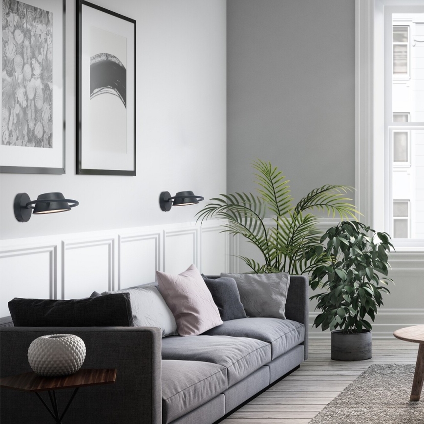 Rabalux - Φωτιστικό τοίχου LED LED/6W/230V 3000K μαύρο