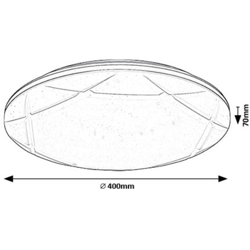 Rabalux - Φωτιστικό οροφής LED LED/24W/230V 4000K διάμετρος 40 cm