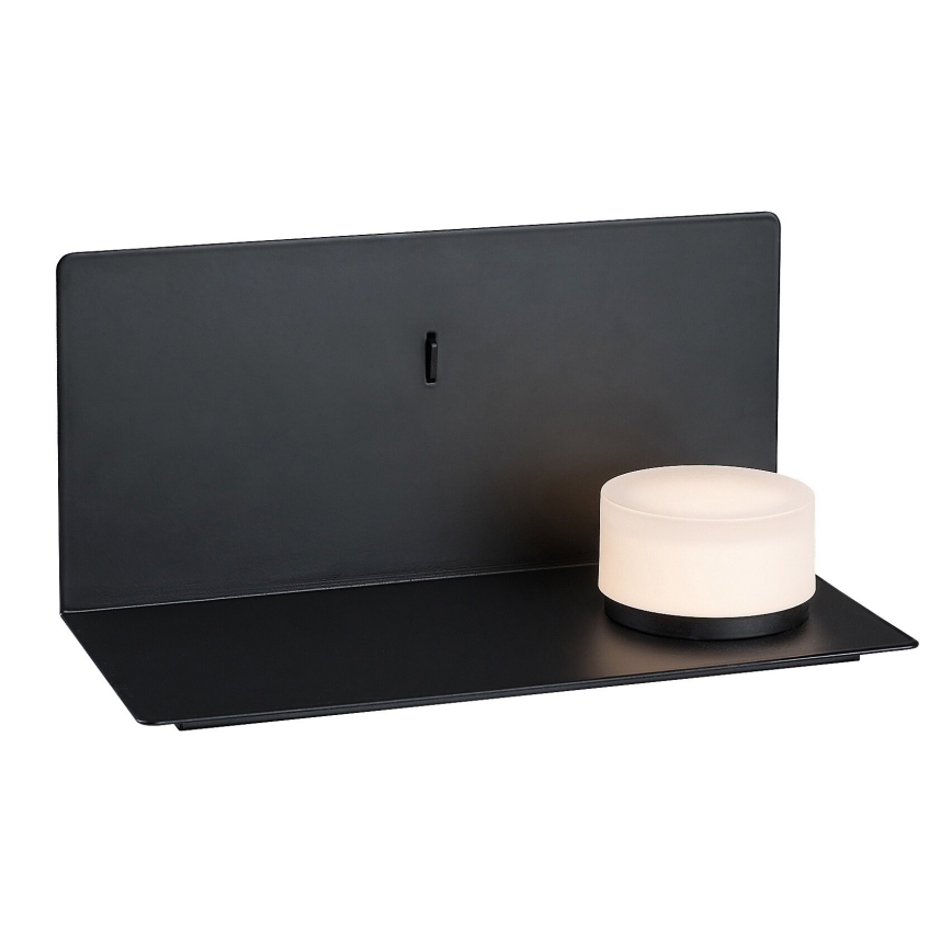 Rabalux - LED Φωτιστικό τοίχου με ράφι και USB portem LED/6W/230V 3000K