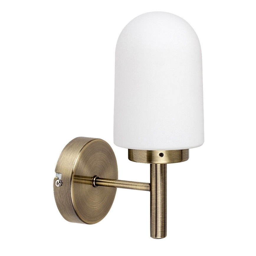 Rabalux - Επιτοίχιο φωτιστικό μπάνιου 1xE14/10W/230V IP44 μπρονζέ