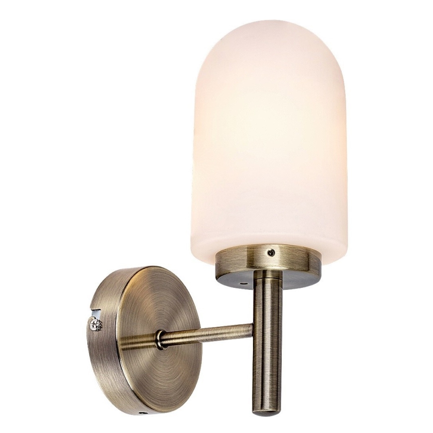 Rabalux - Επιτοίχιο φωτιστικό μπάνιου 1xE14/10W/230V IP44 μπρονζέ