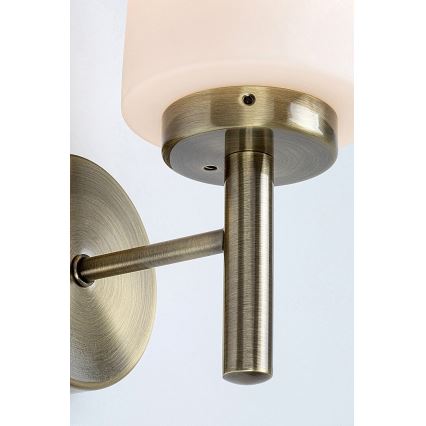 Rabalux - Επιτοίχιο φωτιστικό μπάνιου 1xE14/10W/230V IP44 μπρονζέ