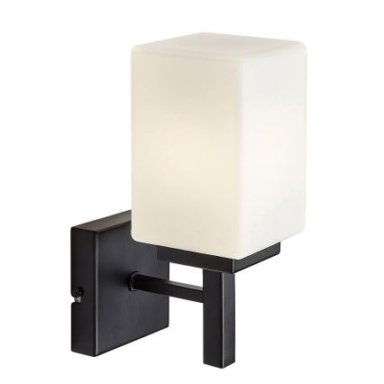 Rabalux - Επιτοίχιο φωτιστικό μπάνιου 1xE14/10W/230V IP44 μαύρο