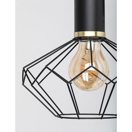 Rabalux - Φωτιστικό τοίχου 1xE27/40W/230V διάμετρος 20 cm μαύρο