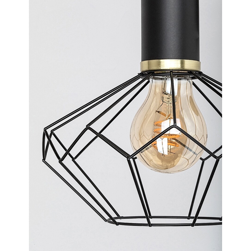 Rabalux - Φωτιστικό τοίχου 1xE27/40W/230V διάμετρος 20 cm μαύρο