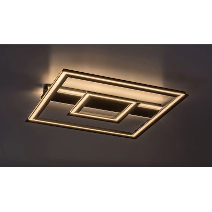 Rabalux - Φωτιστικό οροφής LED/48W/230V 3000K μαύρο 48,5x48,5 cm