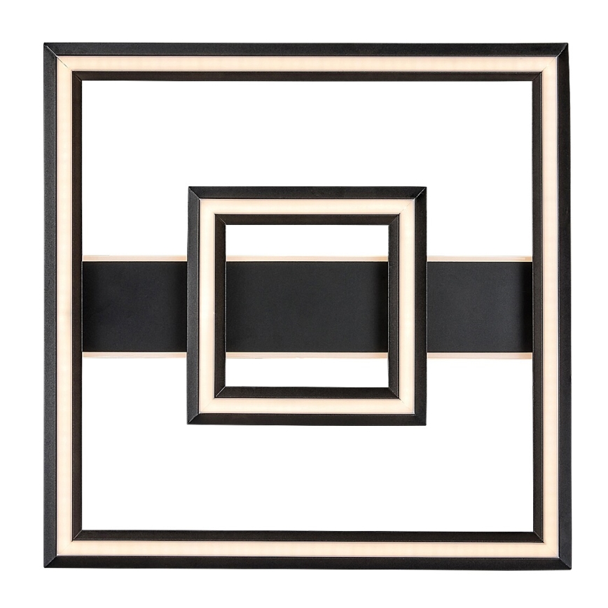 Rabalux - Φωτιστικό οροφής LED/48W/230V 3000K μαύρο 48,5x48,5 cm