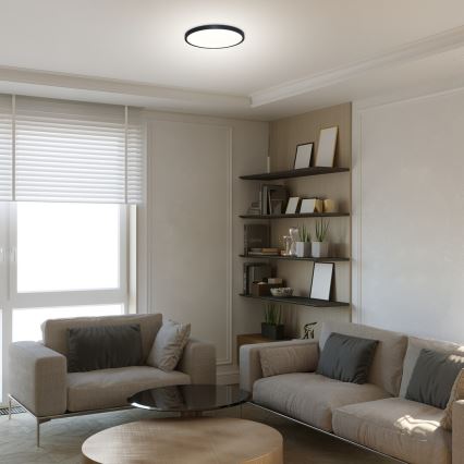 Rabalux - Φωτιστικό οροφής LED LED/24W/230V 4000K διάμετρος 30 cm μαύρο