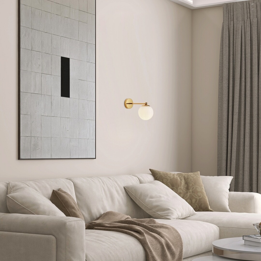 Rabalux - Φωτιστικό τοίχου 1xE27/35W/230V χρυσαφί