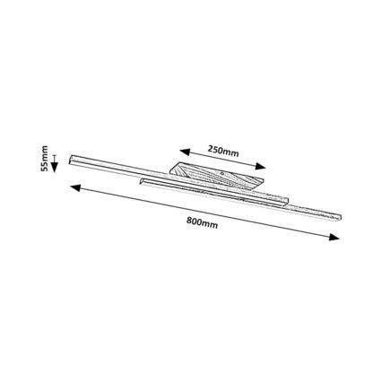 Rabalux - Φωτιστικό οροφής LED LED/21W/230V 4000K οξιά