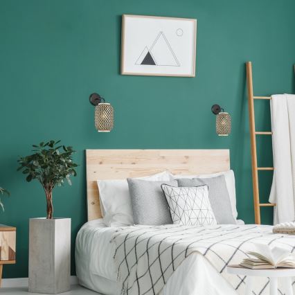 Rabalux - Επιτοίχιο φωτιστικό 1xE27/40W/230V από ρατάν