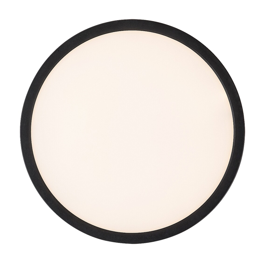 Rabalux - LED Οροφιαίο φωτιστικό LED/24W/230V 3000/4000/6000K διάμ. 29 εκ. μαύρο