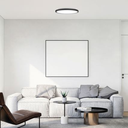 Rabalux - Φωτιστικό οροφής LED LED/24W/230V 3000/4000/6000K διάμετρος 29 cm μαύρο