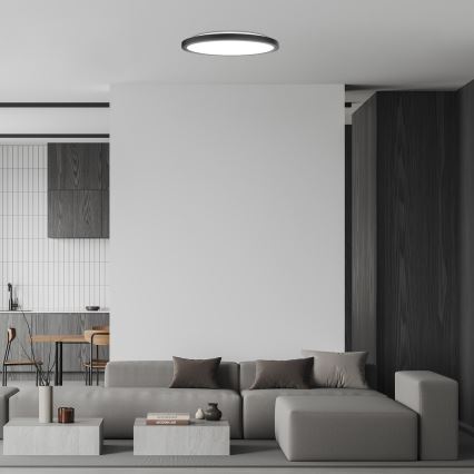 Rabalux - LED Οροφιαίο φωτιστικό LED/36W/230V 3000/4000/6000K διάμ. 40 εκ. μαύρο