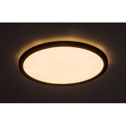 Rabalux - Φωτιστικό οροφής LED LED/36W/230V 3000/4000/6000K διάμετρος 50 cm μαύρο