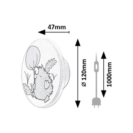 Rabalux - Φωτιστικό τοίχου LED LED/9W/230V 3000/4000/6500K