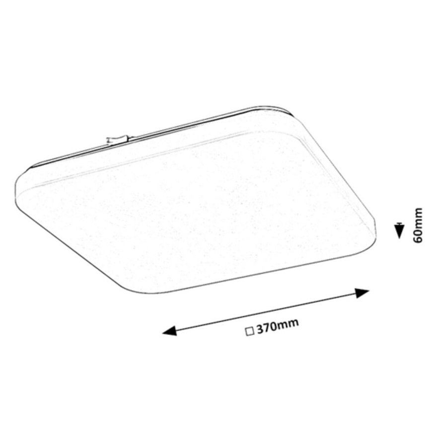 Rabalux - Φωτιστικό οροφής LED LED/24W/230V 3000K 37x37 cm