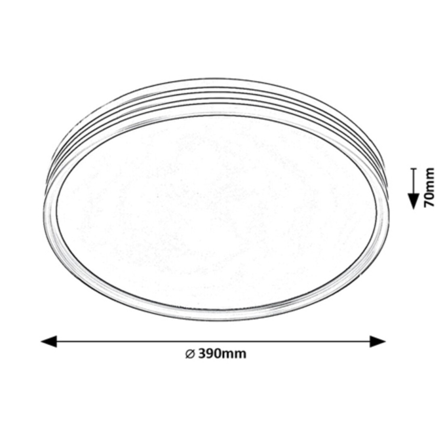 Rabalux - LED φωτιστικό οροφής LED/25W/230V 3000K διάμ. 39 cm