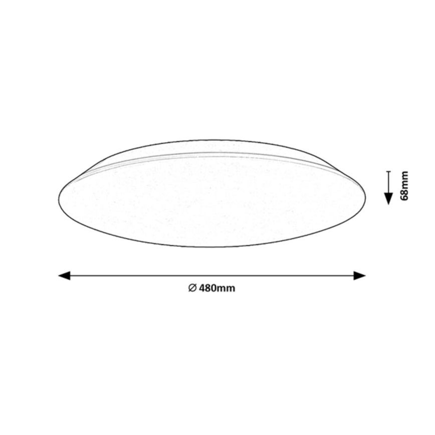 Rabalux - Φωτιστικό οροφής LED LED/45W/230V 4000K 48 cm
