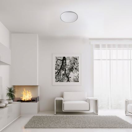 Rabalux - LED Οροφωτιστικό LED/18W/230V 4000K ασημί 27 εκ.