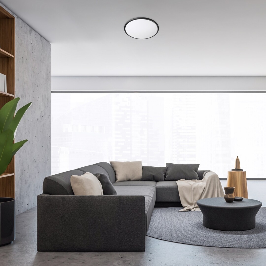 Rabalux - Φωτιστικό οροφής LED LED/24W/230V 3000K μαύρο 38 cm