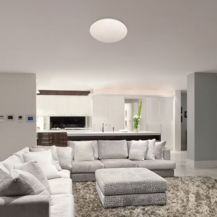 Rabalux - Φωτιστικό οροφής LED με αισθητήρα LED/24W/230V IP44 4000K διάμετρος 38 cm