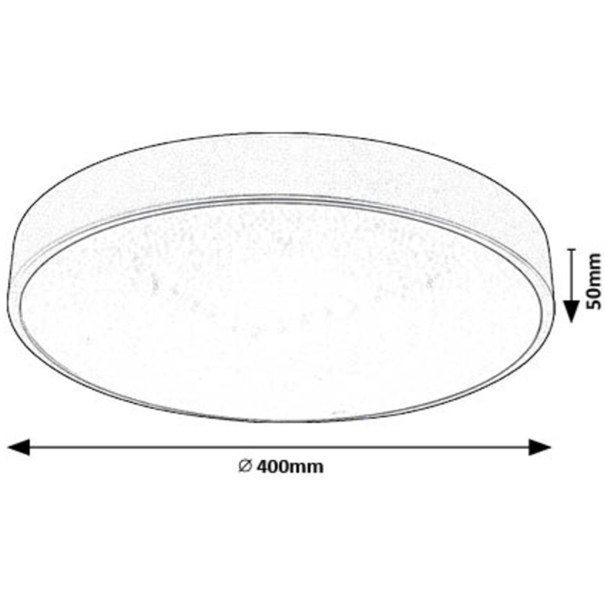 Rabalux - Φωτιστικό οροφής LED LED/24W/230V 4000K διάμετρος 40 cm