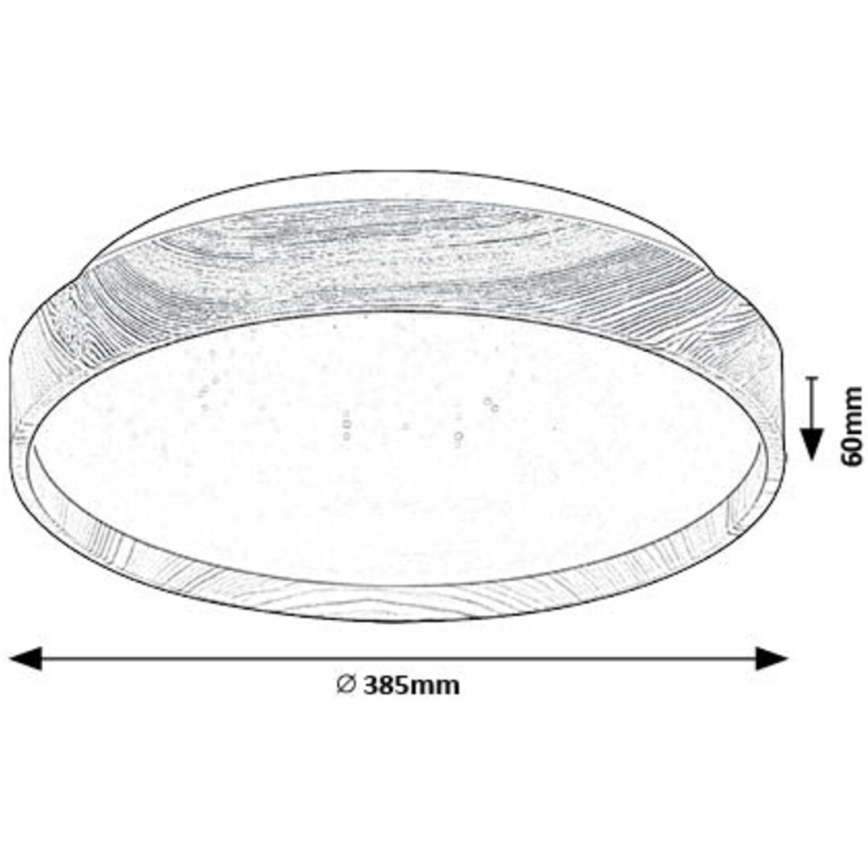 Rabalux - Φωτιστικό οροφής LED LED/24W/230V 3000K διάμετρος 38 cm