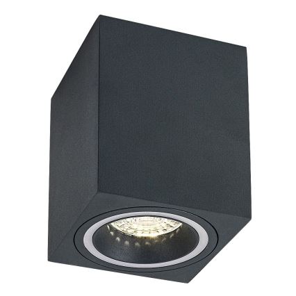 Rabalux - Φωτιστικό σποτ 1xGU10/25W/230V γωνιακός ανθρακί