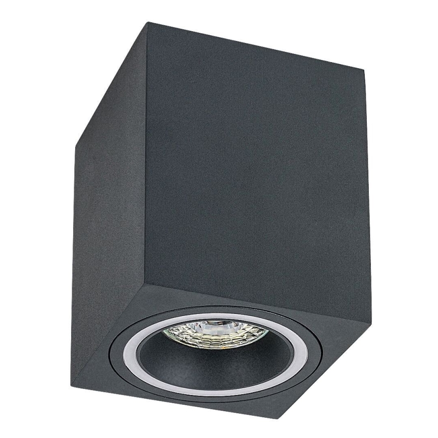 Rabalux - Φωτιστικό σποτ 1xGU10/25W/230V γωνιακός ανθρακί