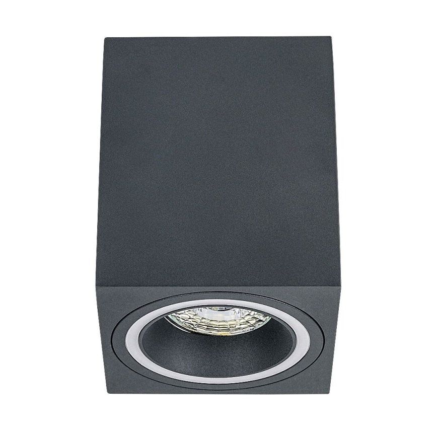 Rabalux - Φωτιστικό σποτ 1xGU10/25W/230V γωνιακός ανθρακί