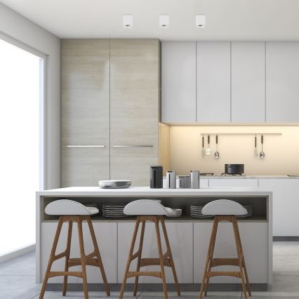 Rabalux - Φωτιστικό σποτ 1xGU10/25W/230V γωνιακό λευκό