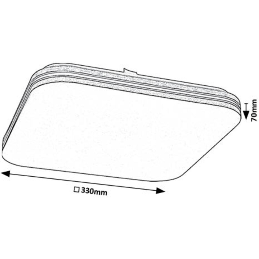 Rabalux - Φωτιστικό οροφής LED LED/18W/230V 4000K 33x33 cm